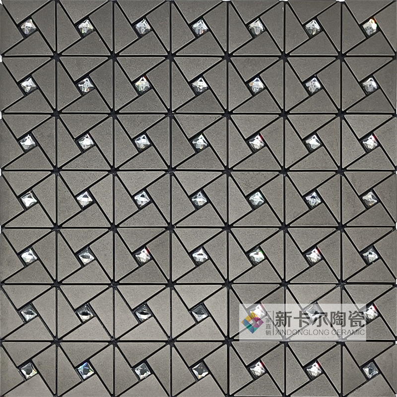 회색 풍차 + 회색 다이아몬드 - 접착 뒷면이 함께 제공됩니다.