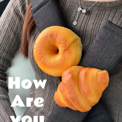 Seat belt shoulder pad, Creative Bagel Bread Car
