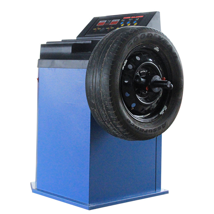 Máquina de equilibrio de neumáticos de coche neumático de coche máquina de equilibrio dinámico instrumento de equilibrio de posicionamiento rápido
