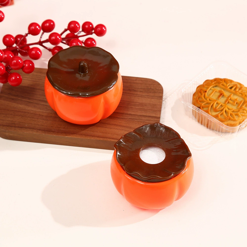 Праздничная банка для хранения чая Ruyi с хурмой, имитация хурмы, декоративное украшение, свадебный пластиковый цветочный горшок на новоселье