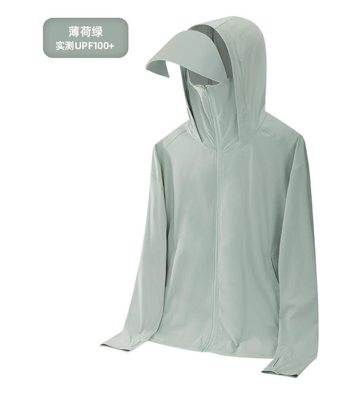 大きなつばと帽子の氷の糸の日焼け止めの服の女性の夏の涼しさのupf50 + 日焼け止めの服の薄い金の外出のカジュアルなコートの男性|undefined