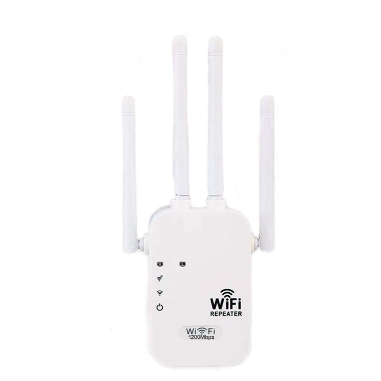 Усилитель сигнала Wi‑Fi с четырьмя антеннами для дома, для пробития стен, расширитель/репитер беспроводной сети 300 Мбит/с
