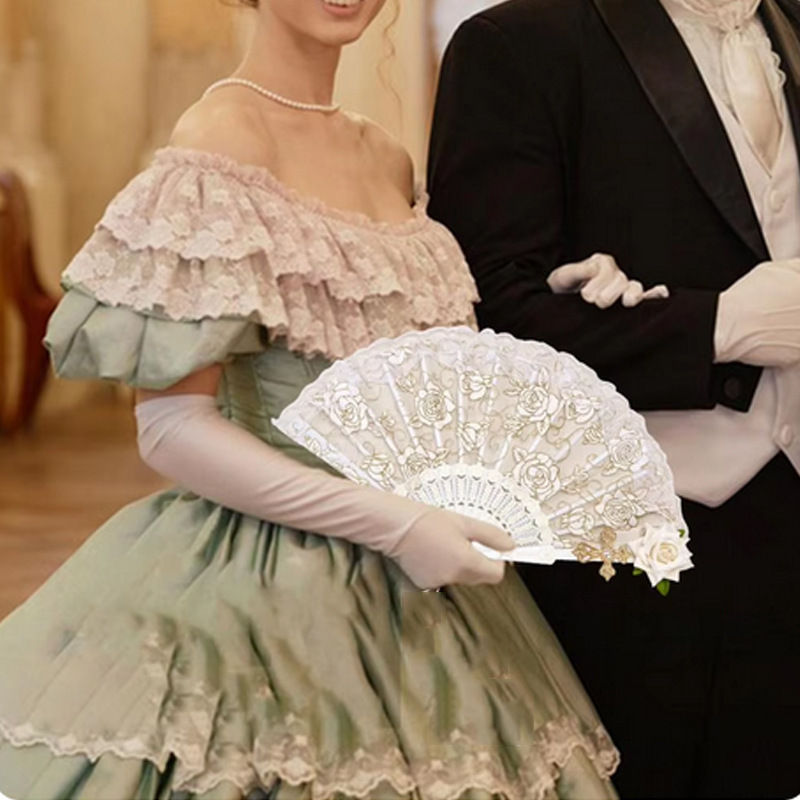 8-pulgadas luminoso ventilador luminoso colorido LED luminoso plegable ventilador bar discoteca fiesta escenario atmósfera props