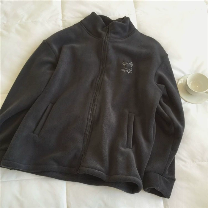 Пальто с Velvet-лайнером, женская толстовка на молнии, теплая подкладка из флиса, 2–2XL цвета