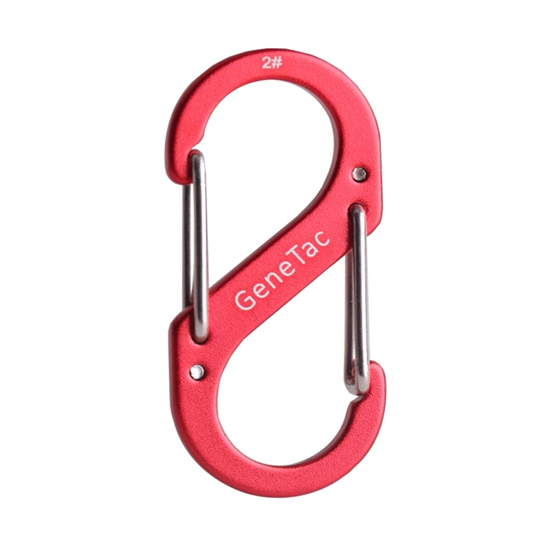 Bidirectional wire spring 8-character hook carousel buckle из алюминиевого сплава S-образной формы GeneTac No. 2