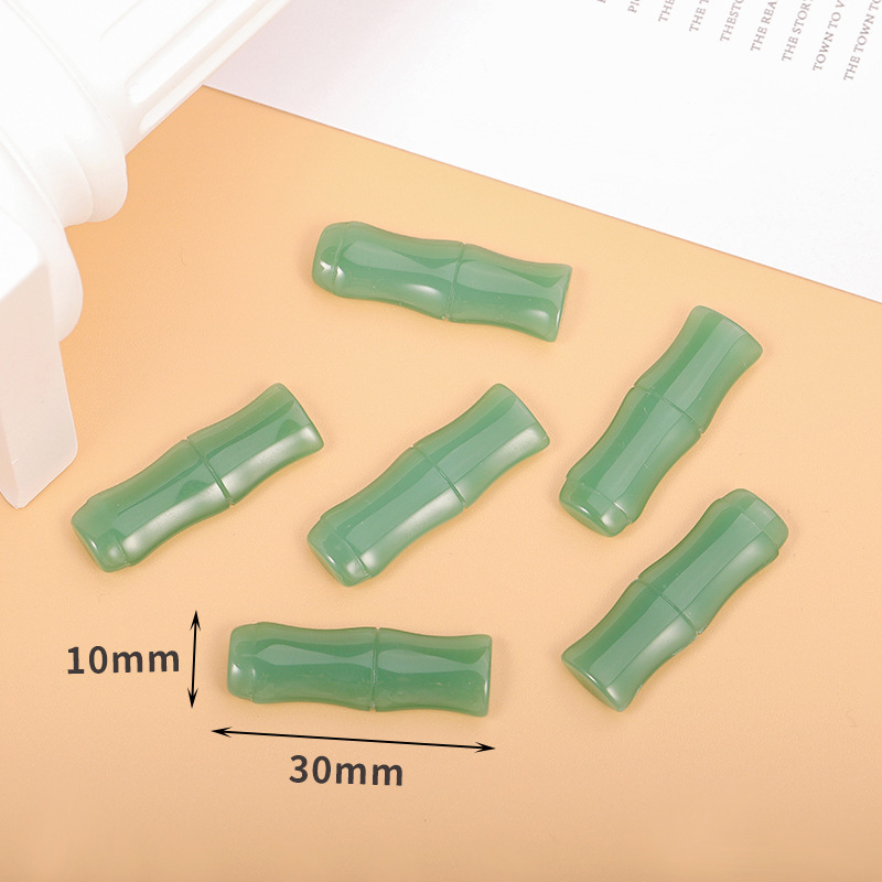스타일 5 녹색 대나무 섹션 10*30mm
