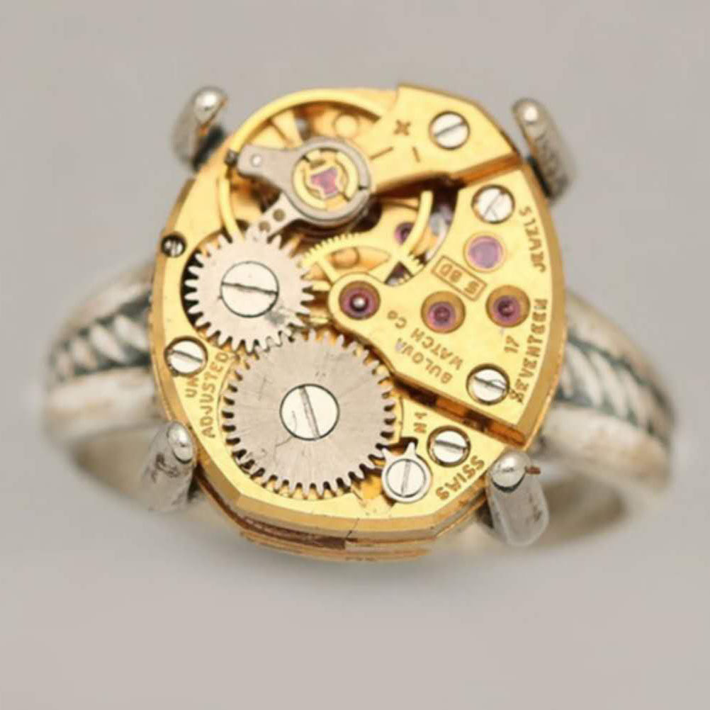 Vinistyle Cross-border Hot Selling Precision Mechanical Plate Design Metal Ring New Ring Popular display picture 2