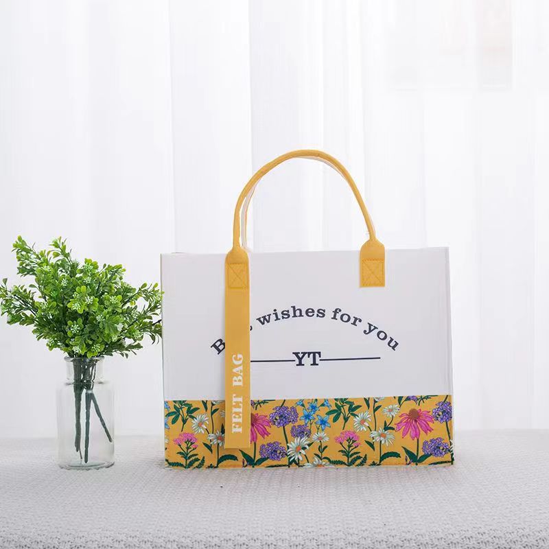 노란 핑크 꽃; 40*30*12cm