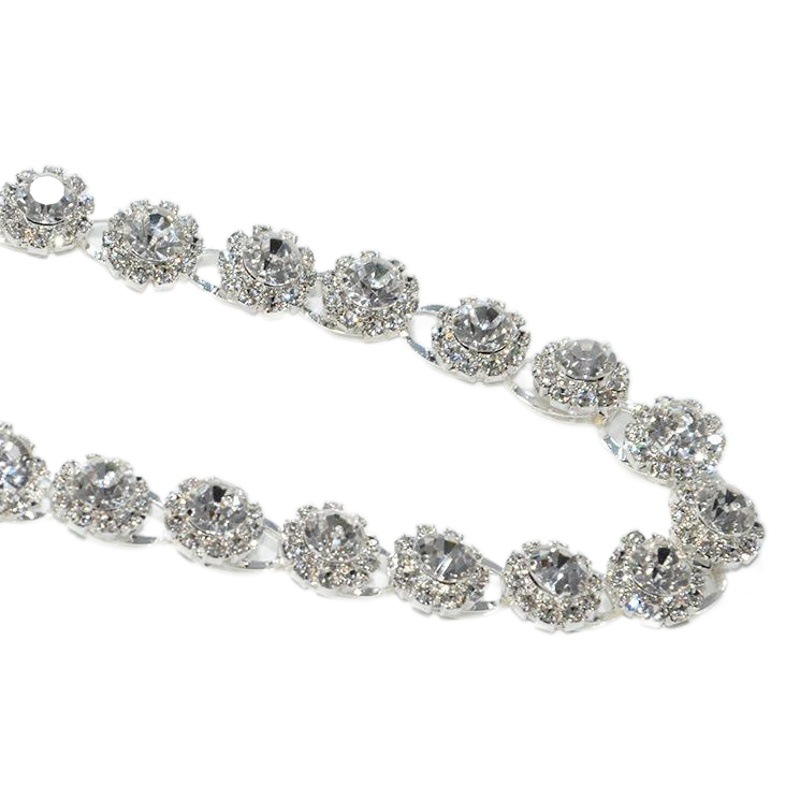 Nueva danza del vientre rhinestone grande cadena de la cintura Mujeres marinero danza rhinestone brillante con incrustaciones de metal cadena de la cintura cadena