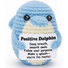 ��Ʒ�羳���R�d���N���ֹ�Crochet Positive dolphin�h��ë����ż