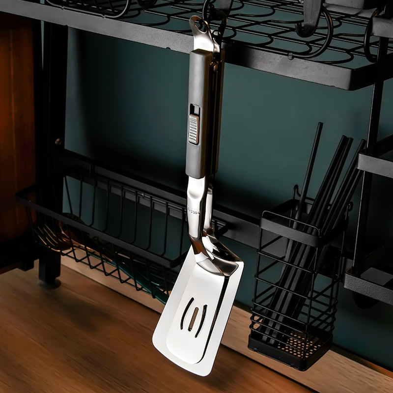 Clip de filete de hebilla deslizante 304 clip de pala de doble propósito clip de freír de filete creativo multifunción clip de pescado a la parrilla clip de comida de carne de barbacoa