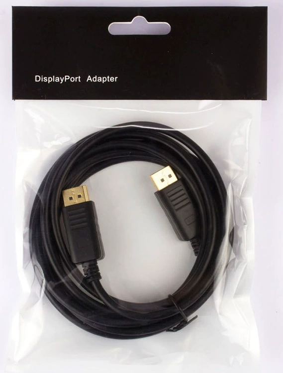 Кабель DP 1,8 м 4K×2K@30Hz большой скоростной DisplayPort, молниезащитное соединение