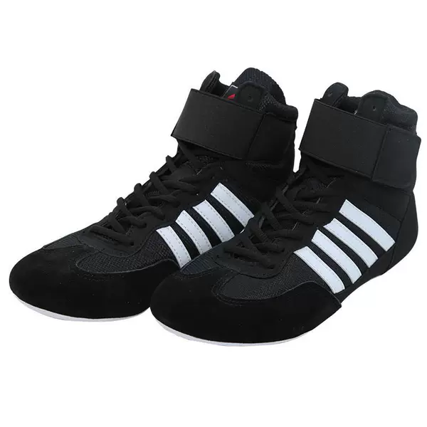 Boxing shoes for men and women, low-top sparring shoes, high-top combat training shoes, wrestling shoes, wrestling boots, long boots, boxing shoes with rubber soles
