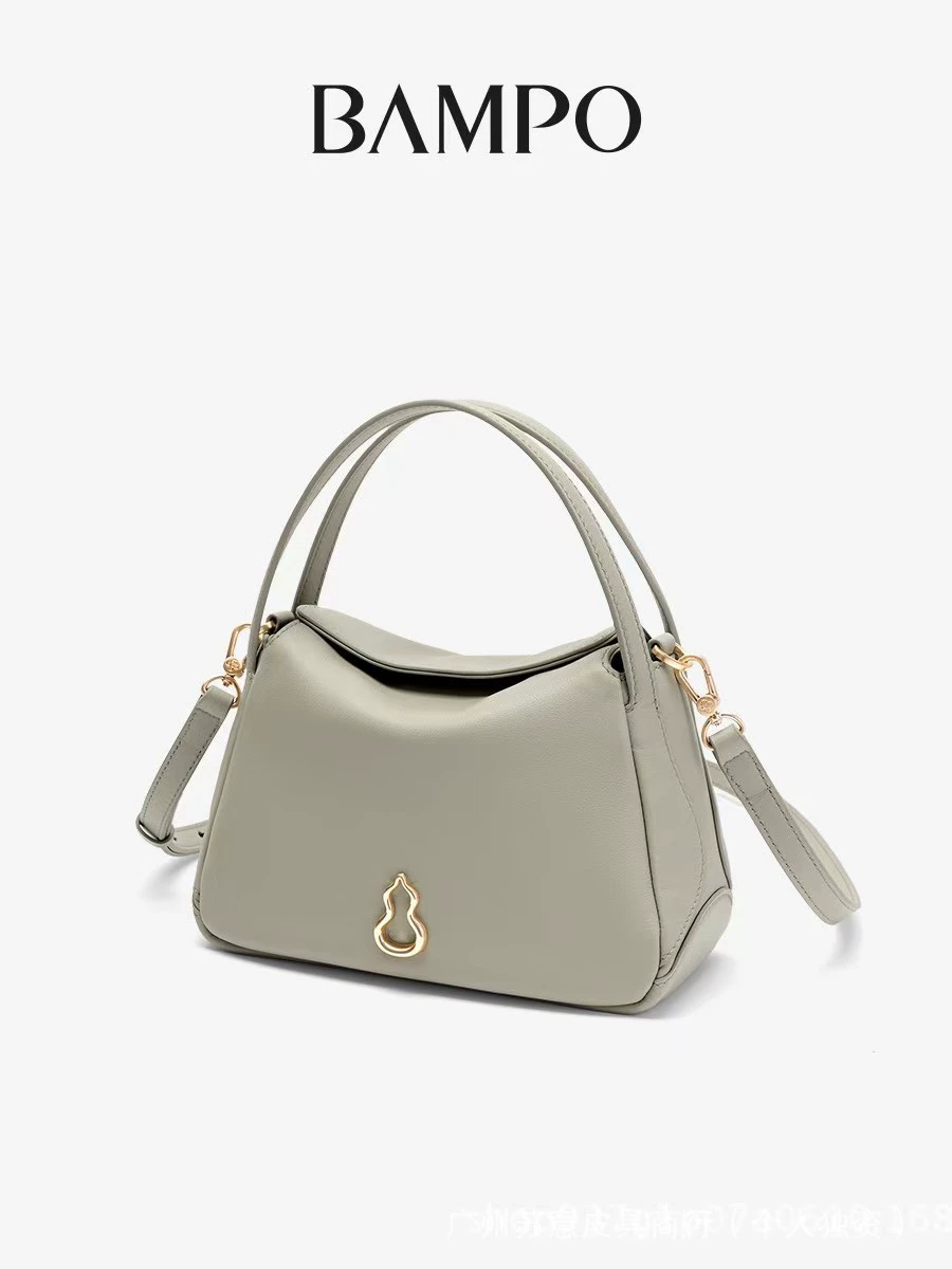 Small small bag, leather basket, handheld shoulder bag, cowhide