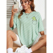 U 37271 Cartoon Print Casual Men's T-shirt ��ͨӡ�������� T