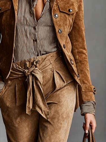 Eurasian Autumn/Winter Women's Outerwear Retro Casual Work Jacket Top Slim Fit Versatile Blazer