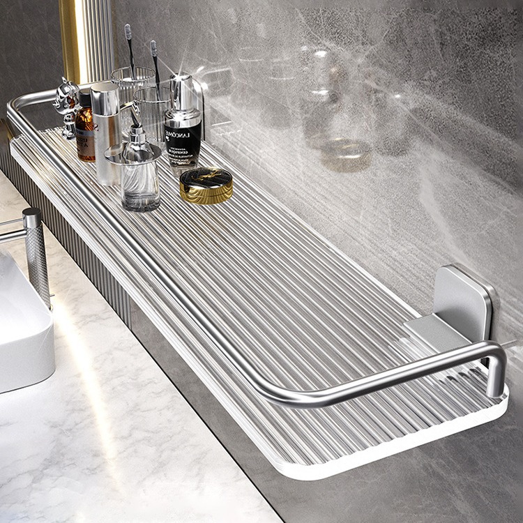 Punch-free Bathroom Storage Rack Wall-mounted Toilet Toilet Toilet Washstand Bathroom Acrylic Storage Rack