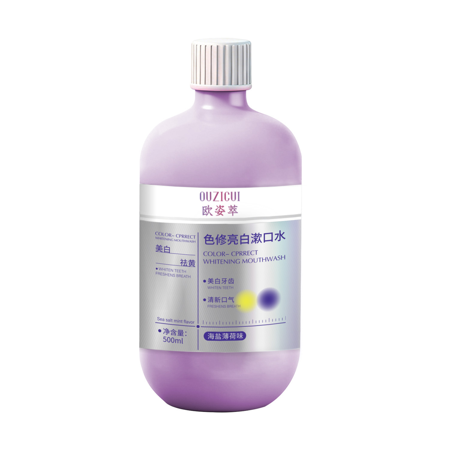Enjuague Bucal Blanqueador Limpiador, Refrescante, Antimanchas para Bucal