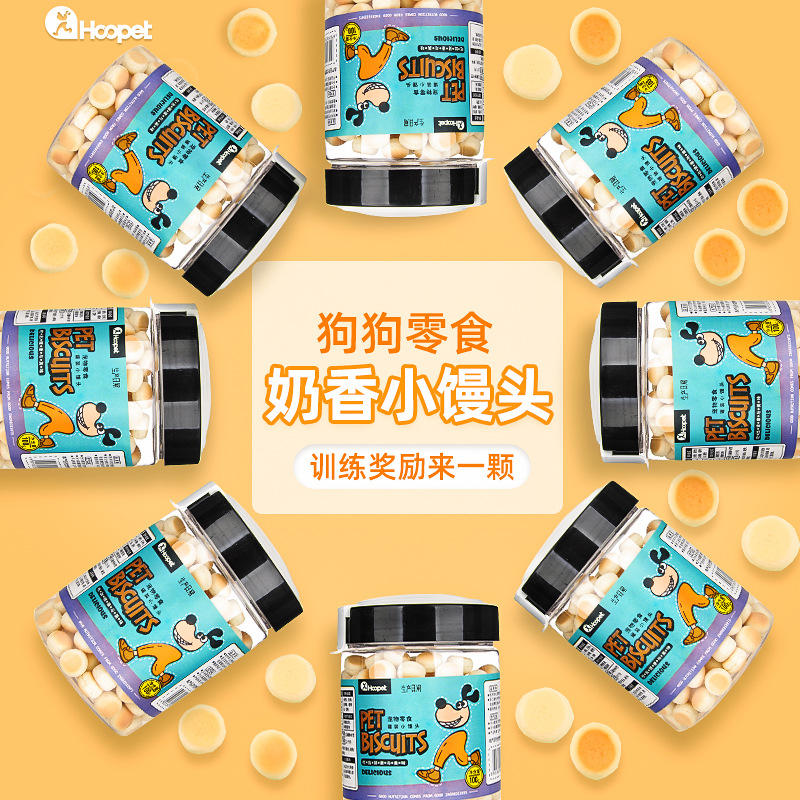 Bocadillos para perros, galletas para perros, comida para mascotas enlatada, pan al vapor, bocadillos para perros, entrenamiento de galletas para perros