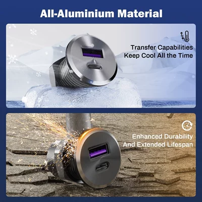 Car Charger Aluminum Alloy – Mobil şarj cihazları