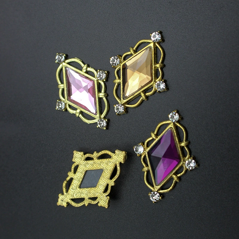 Fashionable metal accessories, bag, pack, decorative accessory, simple and elegant design, Korean style