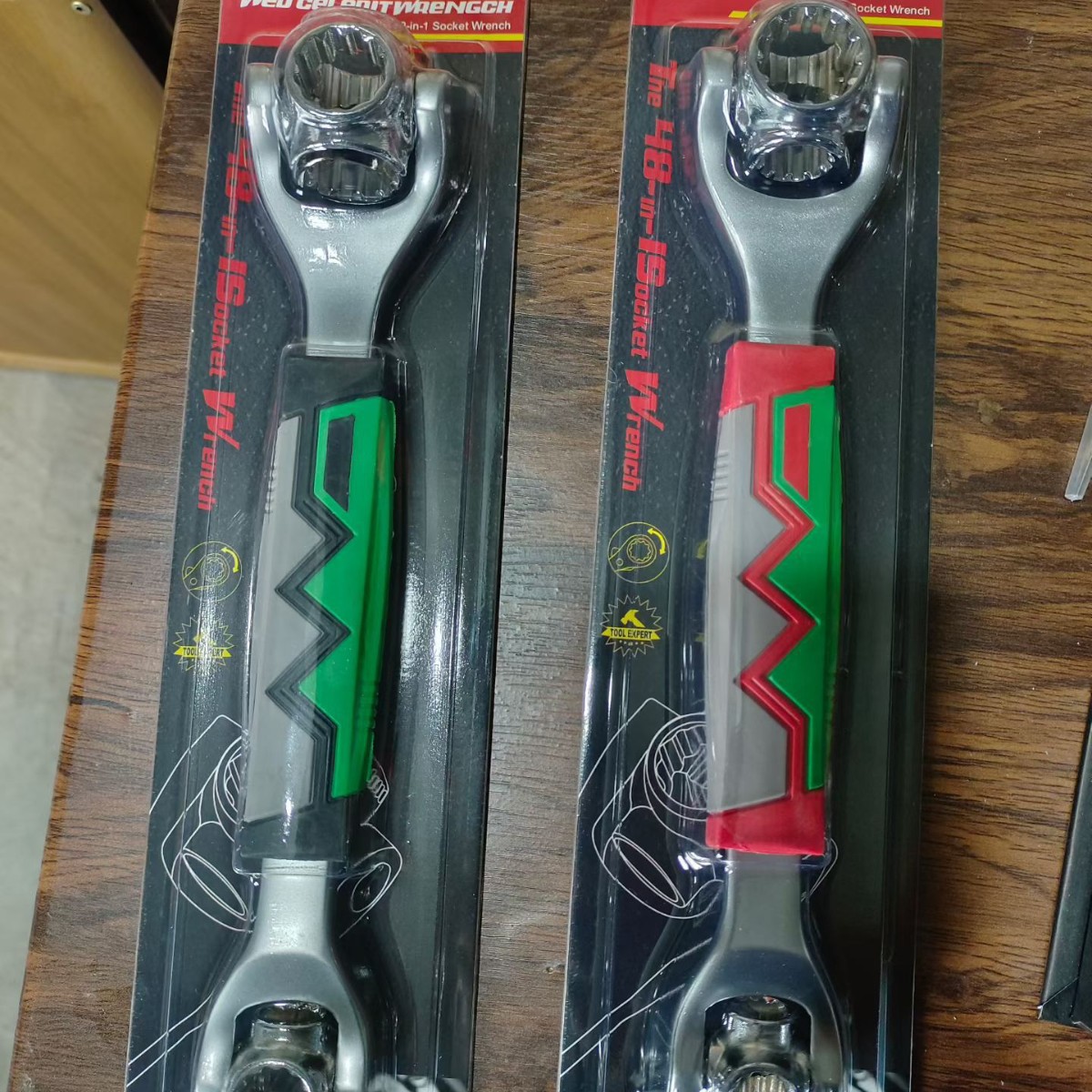 Llave de manguito hexagonal giratoria universal de 360 grados grande 52 en uno multifuncional de acero de alto carbono hueso llave de manguito