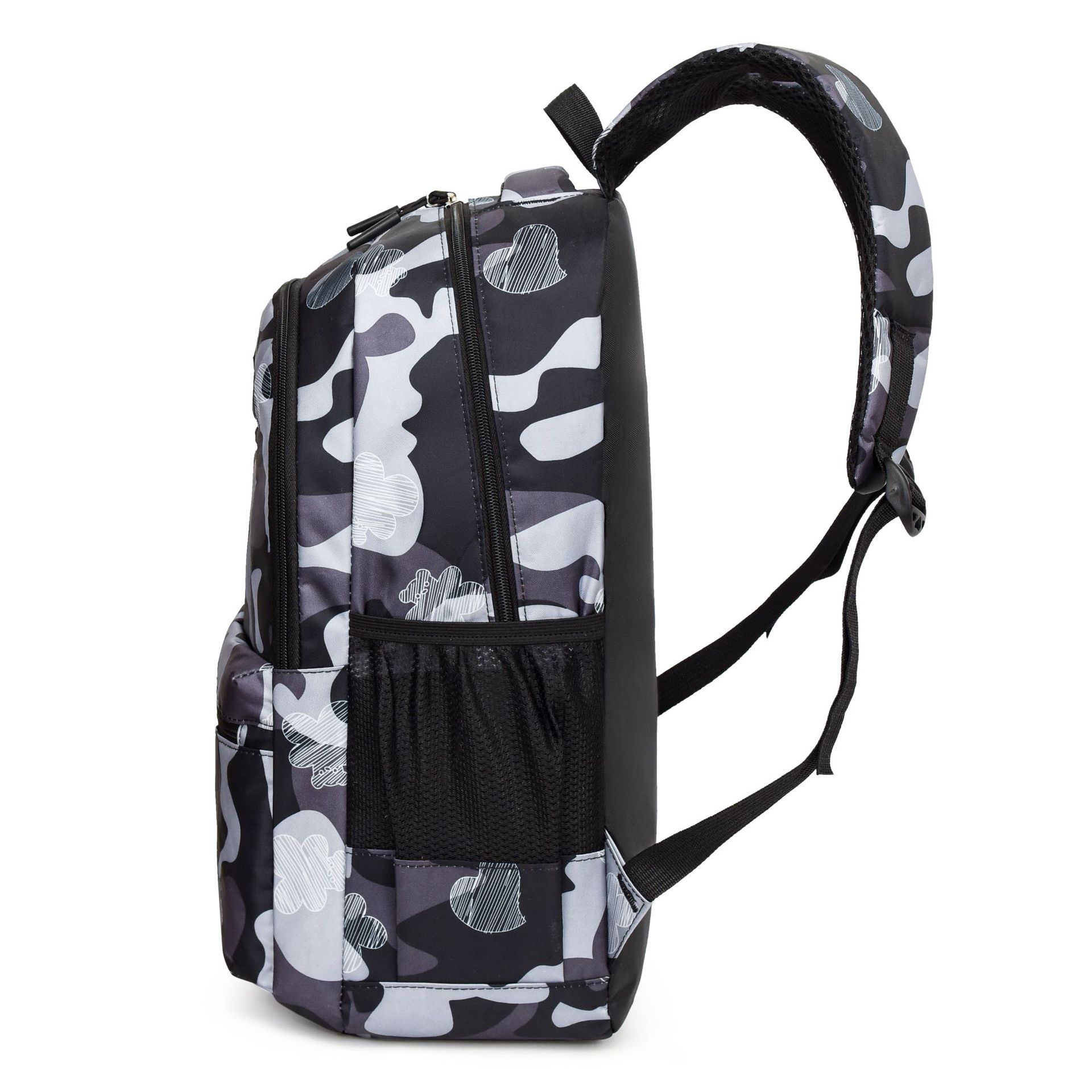 2024 nueva mochila casual de todo fósforo para estudiantes de secundaria y preparatoria de gran capacidad 15,6 pulgadas computadora reducción de carga mochila escolar al por mayor