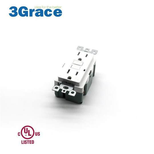 Export US Canada Mexico regular GFCI power-off protector 15A 60Hz wiring socket