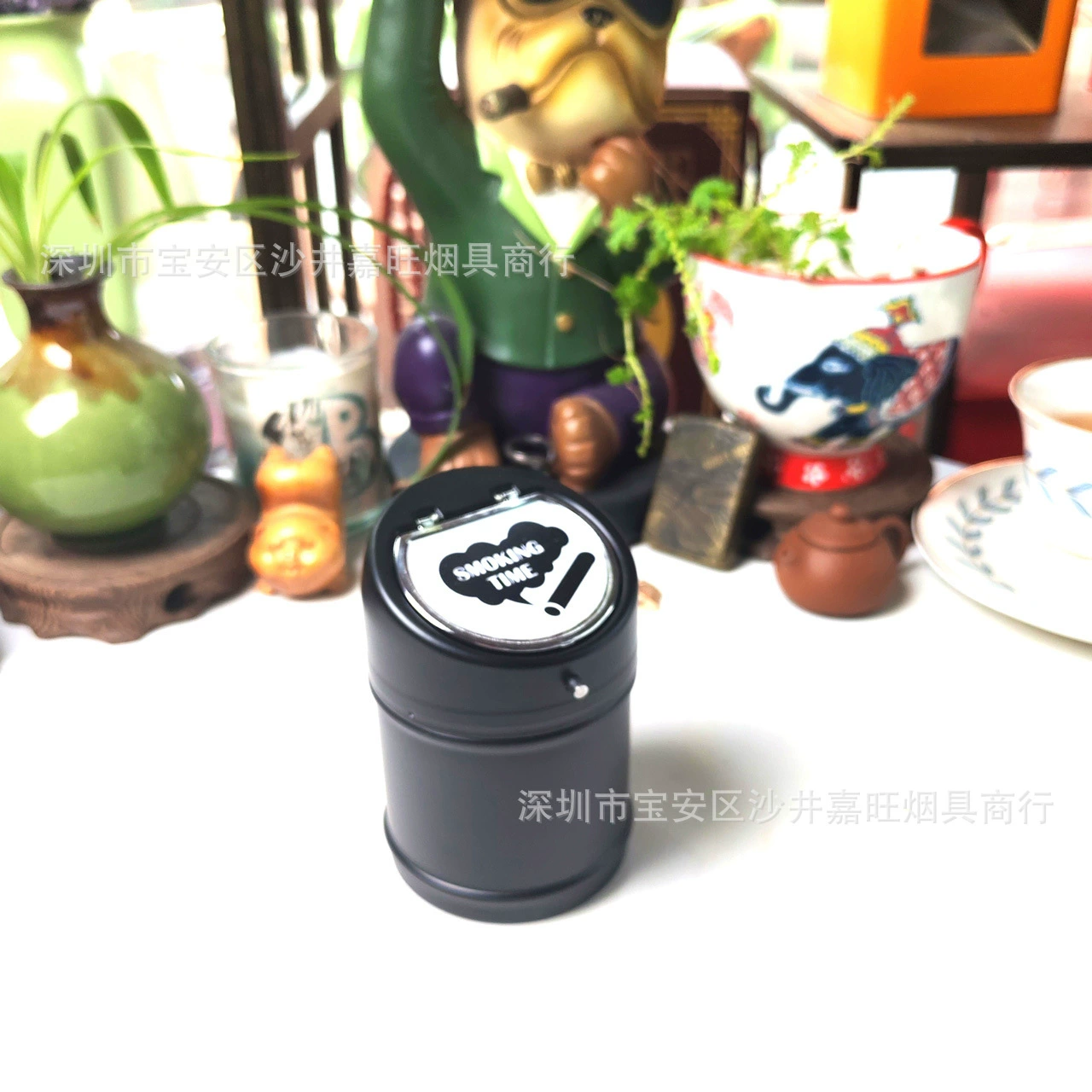 635 модная металлическая ветрозащитная простая креативная пепельница для автомобиля для дома и балкона на открытом воздухе.