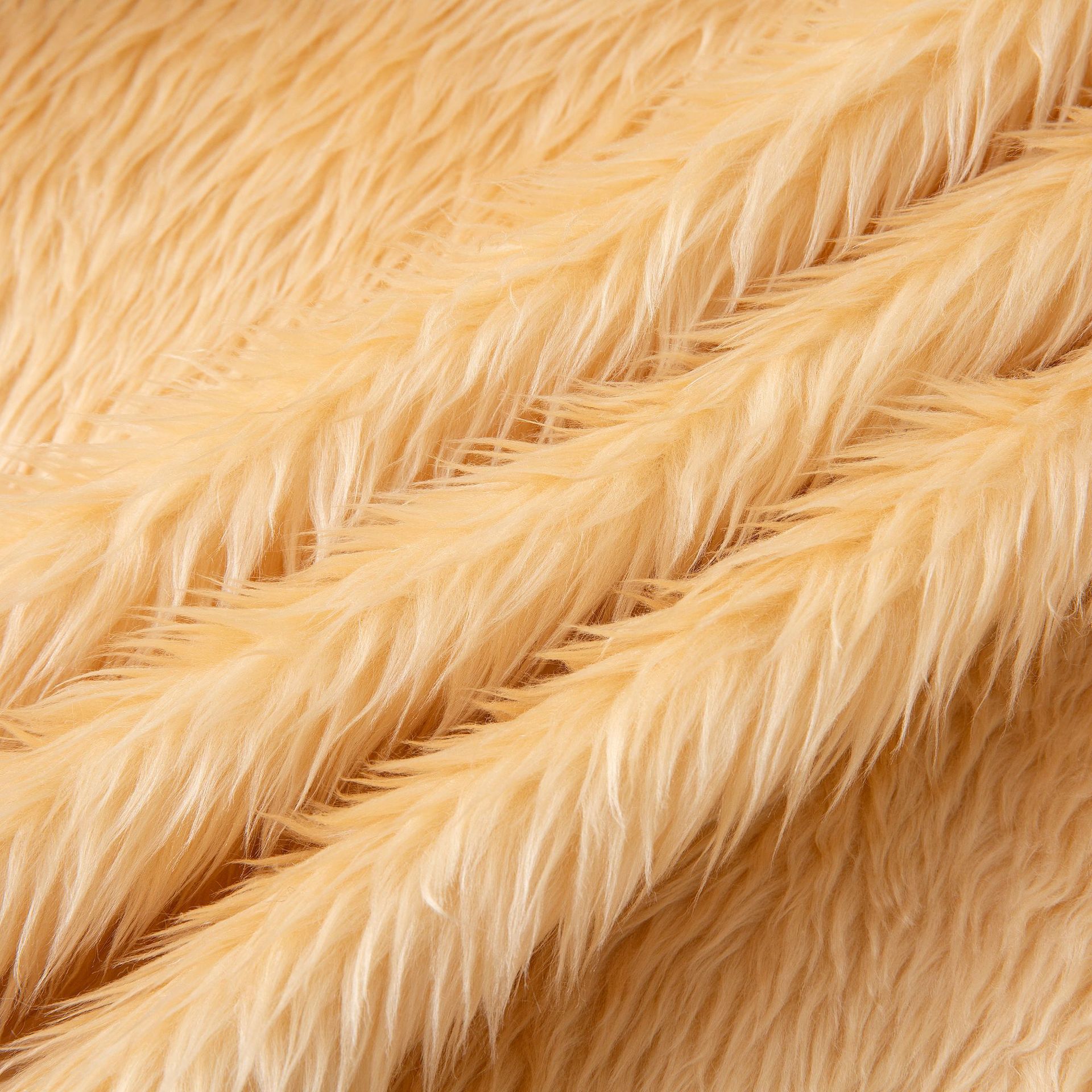 現物の3cm洗水ウサギの毛のローラー93色のおもちゃの服装の家庭用紡績の靴の材料の人造の長い毛の生えた生地の落水した毛