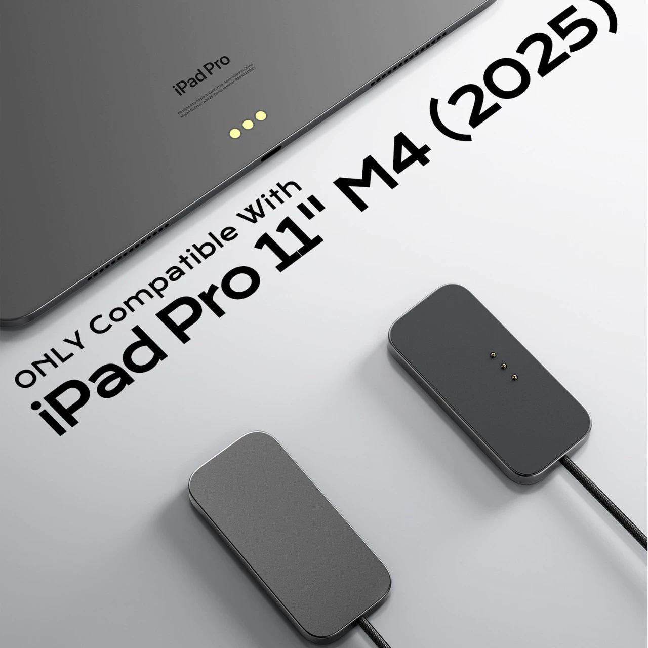 Подходящий для Apple iPad Pro/Air быстрая зарядка умная зарядка беспроводная зарядная панель с кабелем USB-C