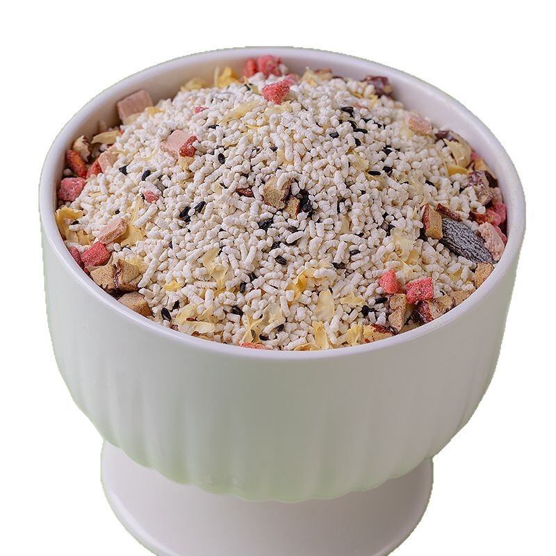 500g缶詰ユリ、蓮の実、葛根、レンコンパウダースープ、便利なシリアル代替品、本物の素材、柔らかくもちもち、甘い|undefined