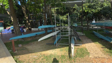 Скоростной катер на воде