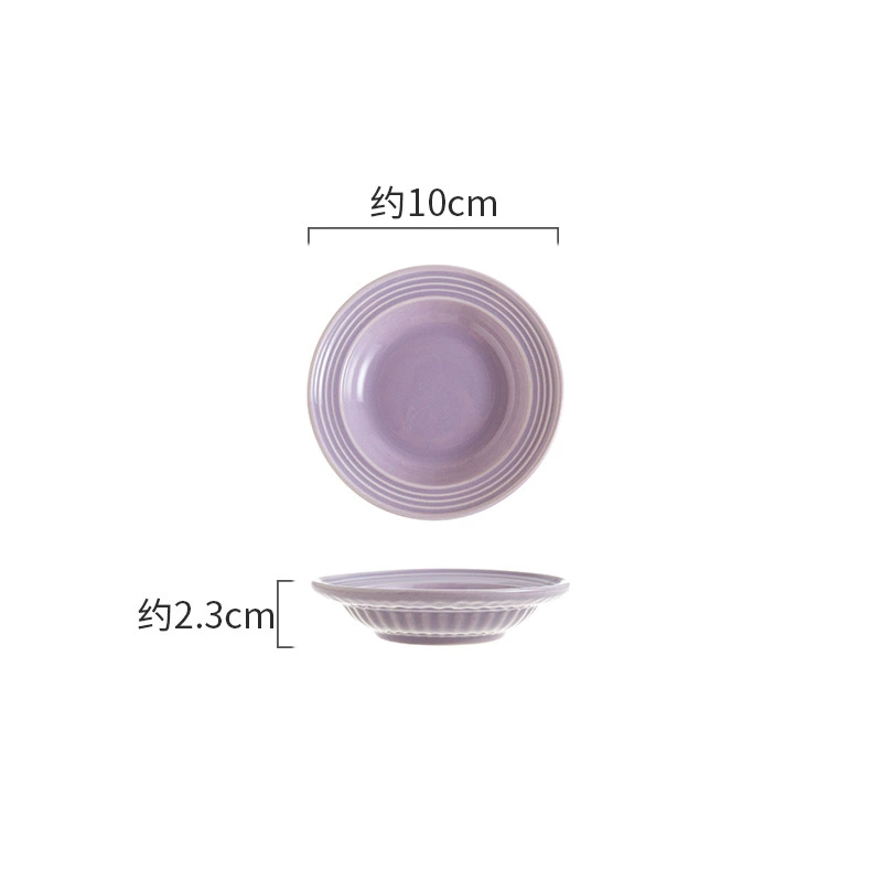 Matte Tableware Set, Fresh Pastel Colors, Multi-Piece Dinnerware for Home (Bowls, Plates, Spoons)