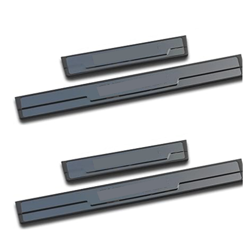 Adecuado para Mitsubishi 22 outlander puerta tira bienvenida pedal de acero inoxidable dentro y fuera de la puerta tira decorativa tira brillante