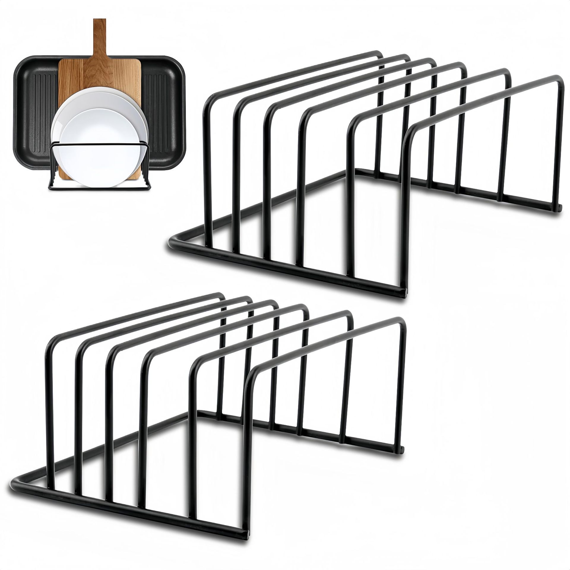 Estante Multiusos para Tablas de Cortar, Organizador de Cocina, Soporte para Tablas de Cortar, Estante Pequeño para Encimera o Piso