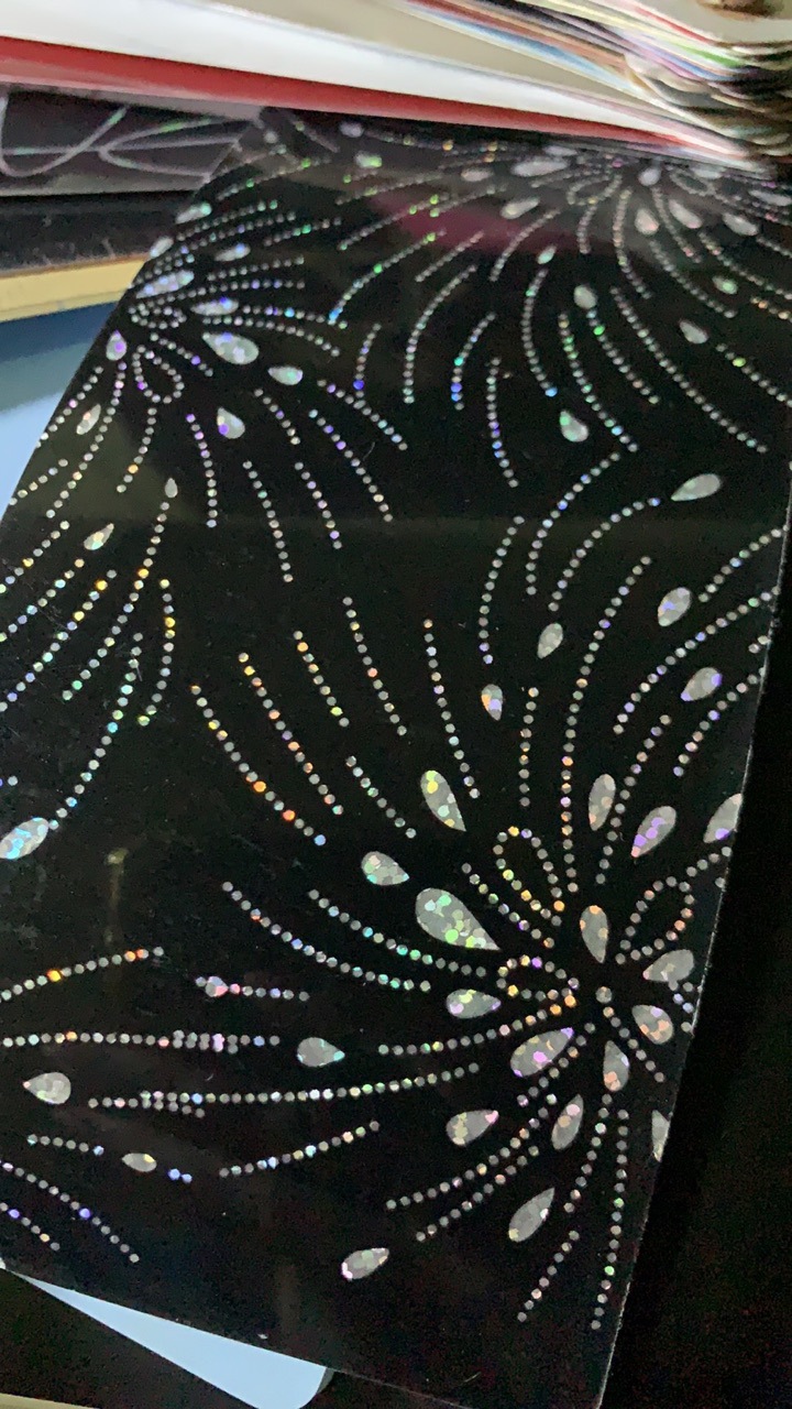 橱柜衣柜移门高光闪银拉丝镭射PVC吸塑平贴膜