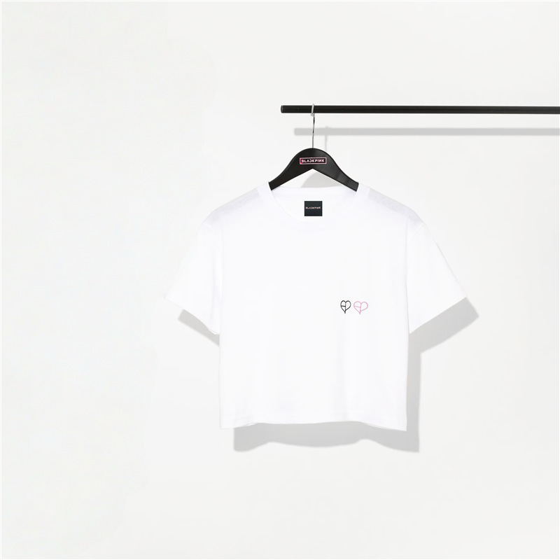 Blackpink2025ツアー新作DEADLINE同風半袖Tシャツ綿230gプリントトップス|undefined