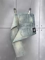 2025 Spring New Light Blue Premium Jeans Men's Spring Loose Casual Versatile Pants Long Trousers
