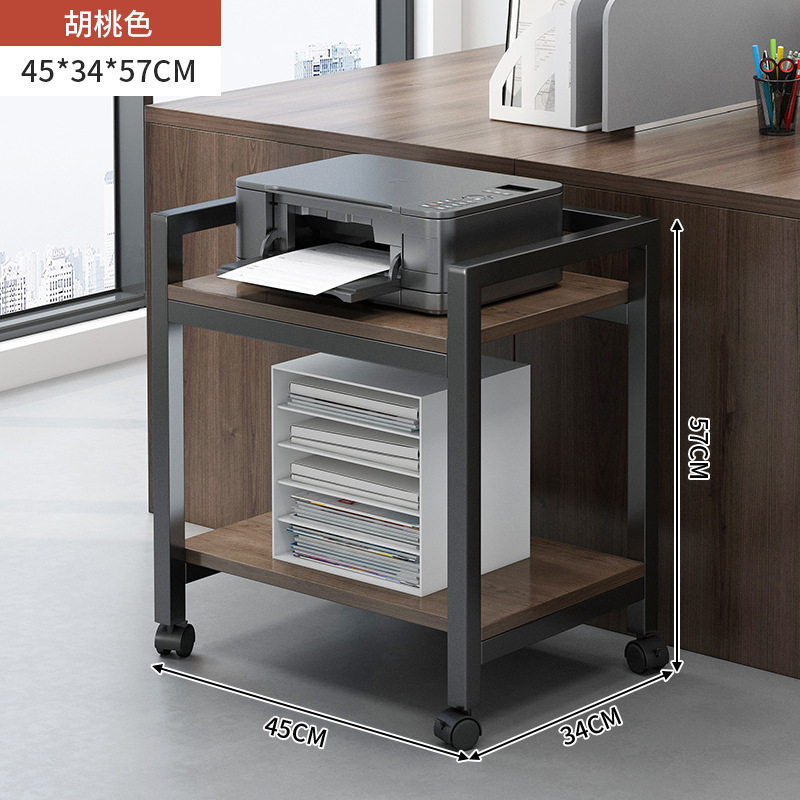 [바퀴-2단] 월넛색상 45*34*57cm