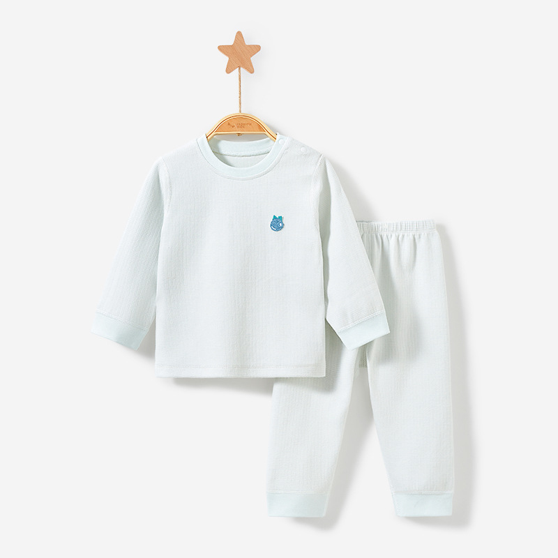 Ropa de otoño para bebés, trajes de pantalones largos, ropa de base para niños de primavera, otoño e invierno, pijamas divididos para niños y niñas, ropa interior térmica para bebés