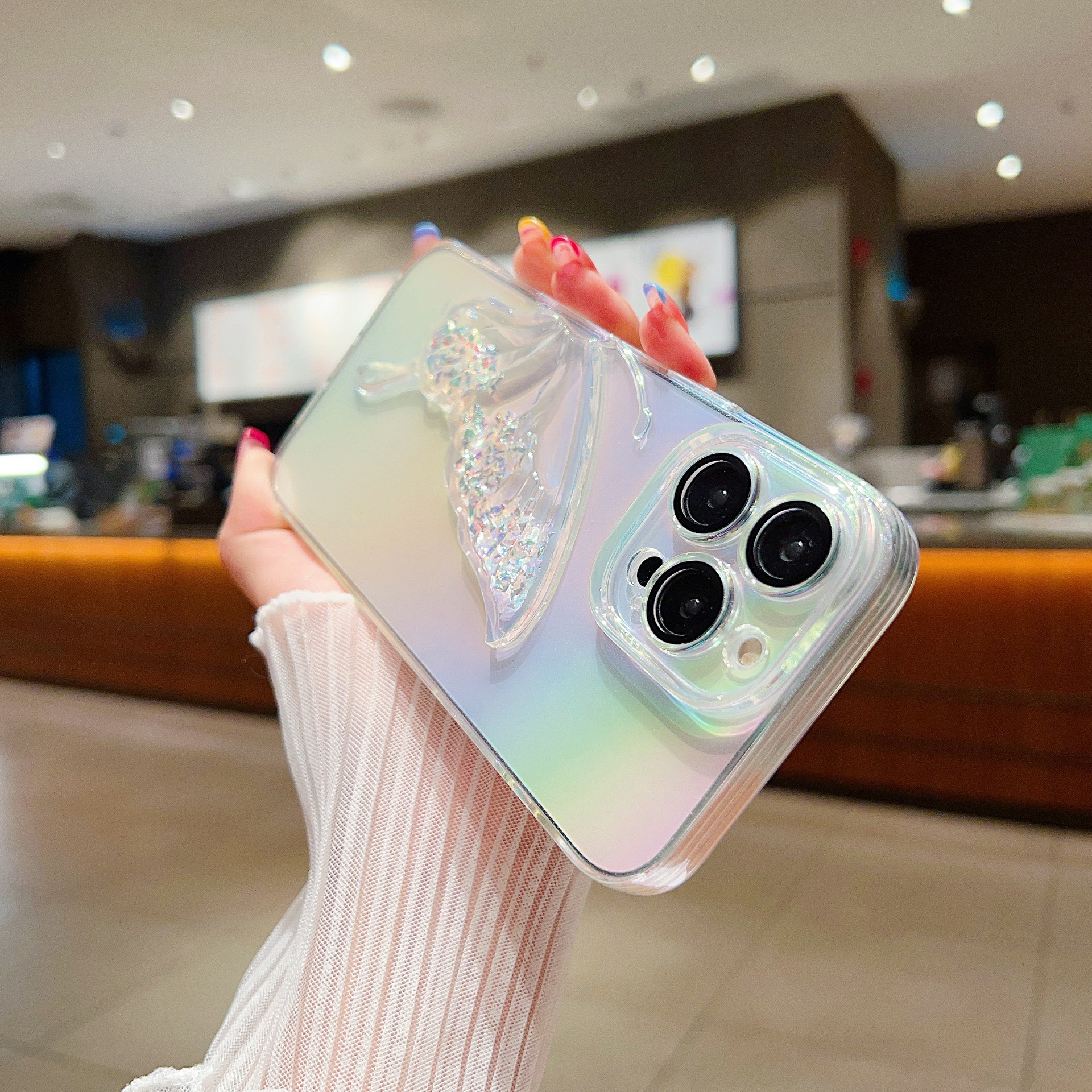 Protective Phone Case For Iphone 15 Pro And 14 Pro Max Butterfly_voghion.com