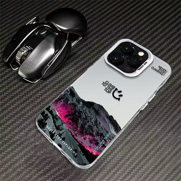 Nueva montaña nevada para iPhone 16 funda para teléfono móvil Apple 15promax/14 Europa y América 13pro12 personalidad 11xr