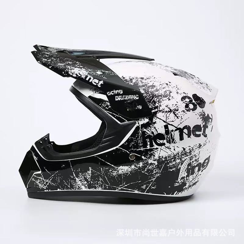 Motorcycle Helmet, Off-Road Racing Riding Helmet, Abs Breathable Mountain Bike Helmet, Colorful Off-Road Helmet Motorcycle Helmet, Off-Road Racing Riding Helmet, Abs Breathable Mountain Bike Helmet, Colorful Off-Road Helmet