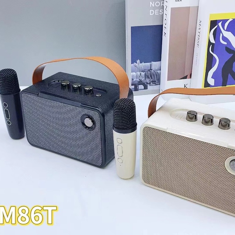新型M86T無線bluetoothオーディオ携帯アウトドア一体k歌宝マイク小音響重低音|undefined