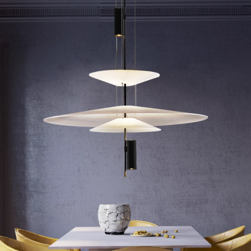 Spanish vibia flamingo flamingo Restaurant chandelier study Villa duplex building exhibition hall designer lamp