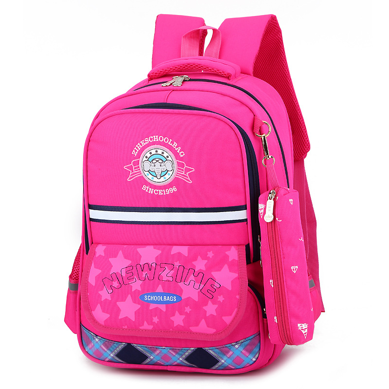 Liquidación de mercancías de cola Escuela Primaria estudiante mochila mujer reducción de carga anti-salpicaduras grado dos tres cuatro cinco entrega de una pieza transfronteriza exclusiva
