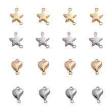 合金双吊爱心磁力扣五角星磁铁扣项链手链 手工diy饰品配件速卖通