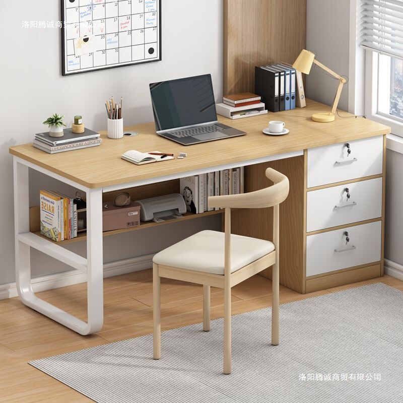 Simple Rental House with Drawer Desk Computer Desk Desktop Home Bedroom Desk Student Learning Writing Desk