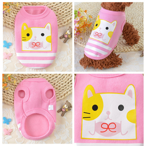 Teddy Puppy Teacup Dog Panda Cat Dog Clothes Yorkshire Pomeranian Small Dog Pet Dog Spring and Autumn Style